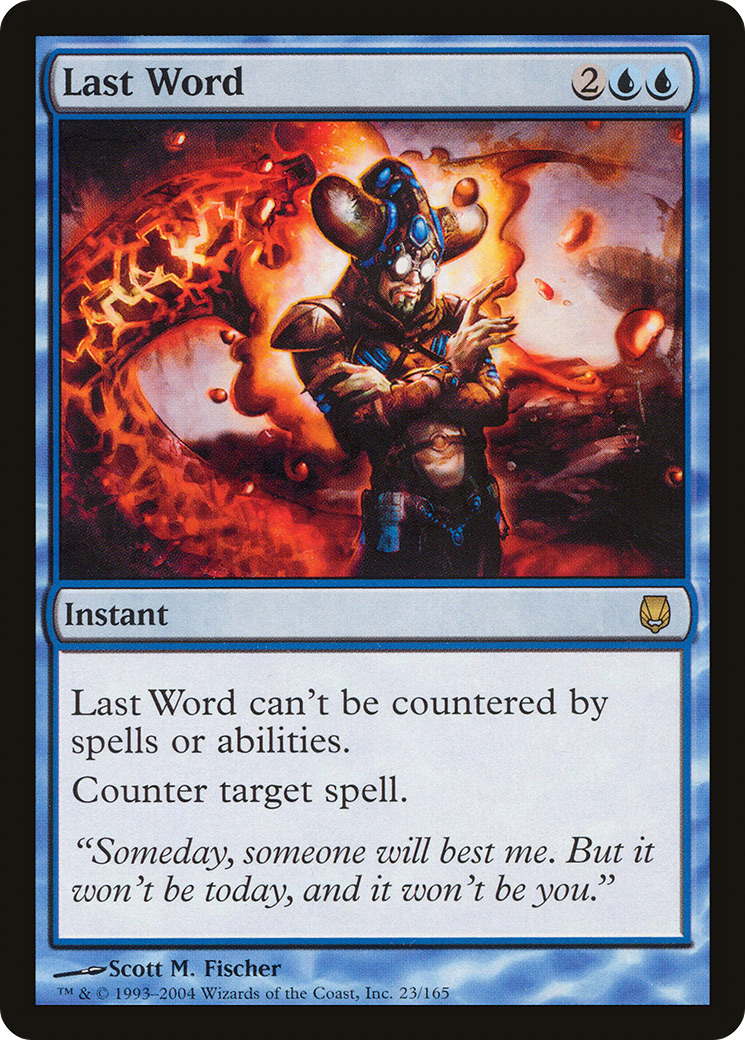 Last Word (DST-023) [Darksteel] MTG Single Wizards of the Coast
