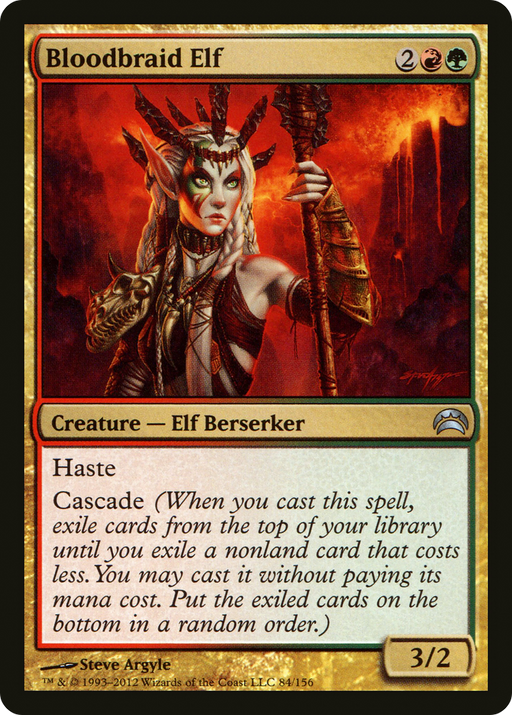Bloodbraid Elf (PC2-084) [Misc] Planechase 2012 Foil MTG Single Wizards of the Coast
