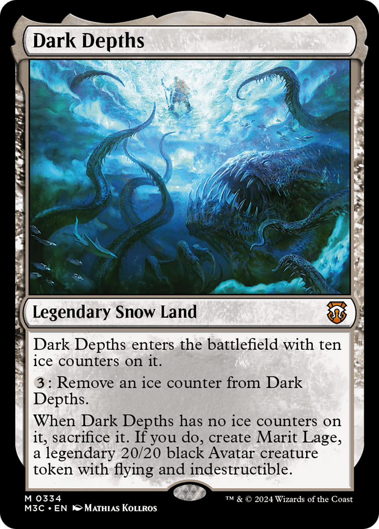 Dark Depths (M3C-334) [Modern Horizons 3 Commander] MTG Single Wizards of the Coast