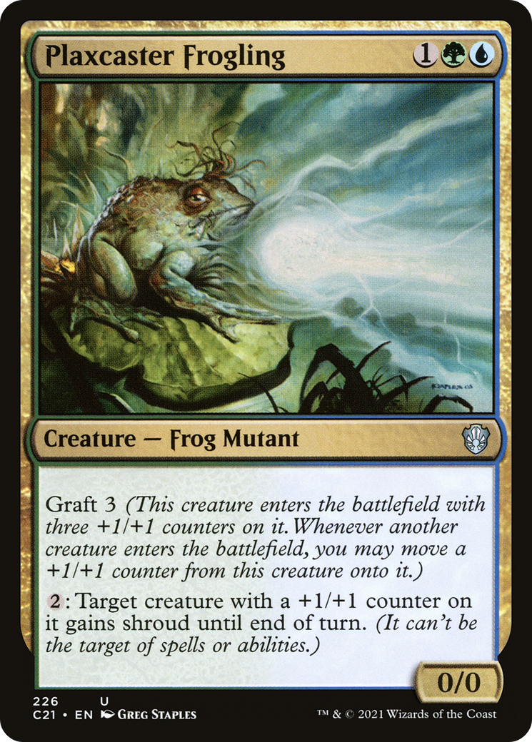 Plaxcaster Frogling (C21-226) [Commander 2021] MTG Single Wizards of the Coast
