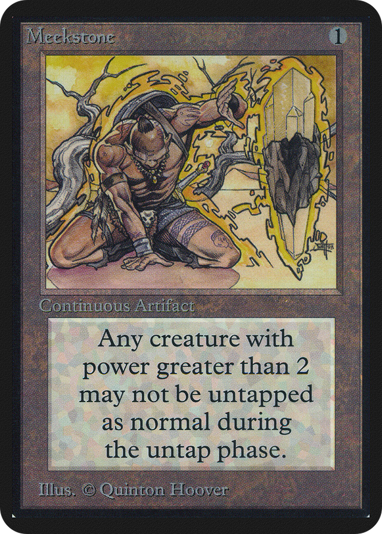 Meekstone (LEA-260) [Oldschool] Limited Edition Alpha MTG Single Wizards of the Coast