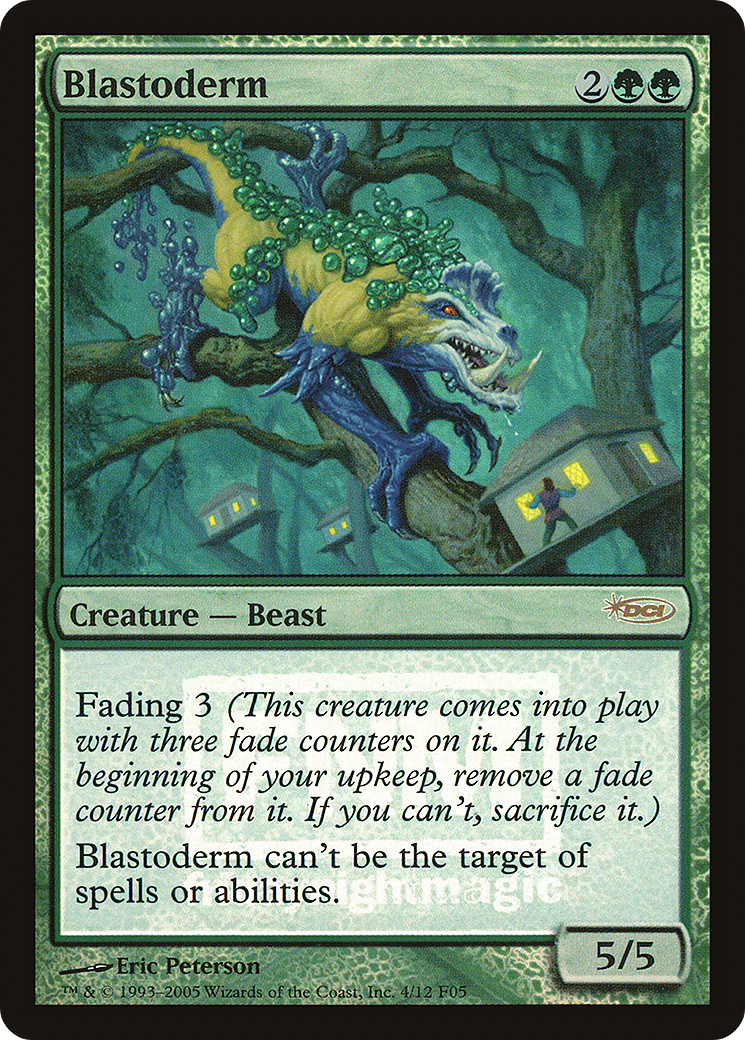 Blastoderm (FNM-004) [Misc] Friday Night Magic 2005 Foil MTG Single Wizards of the Coast
