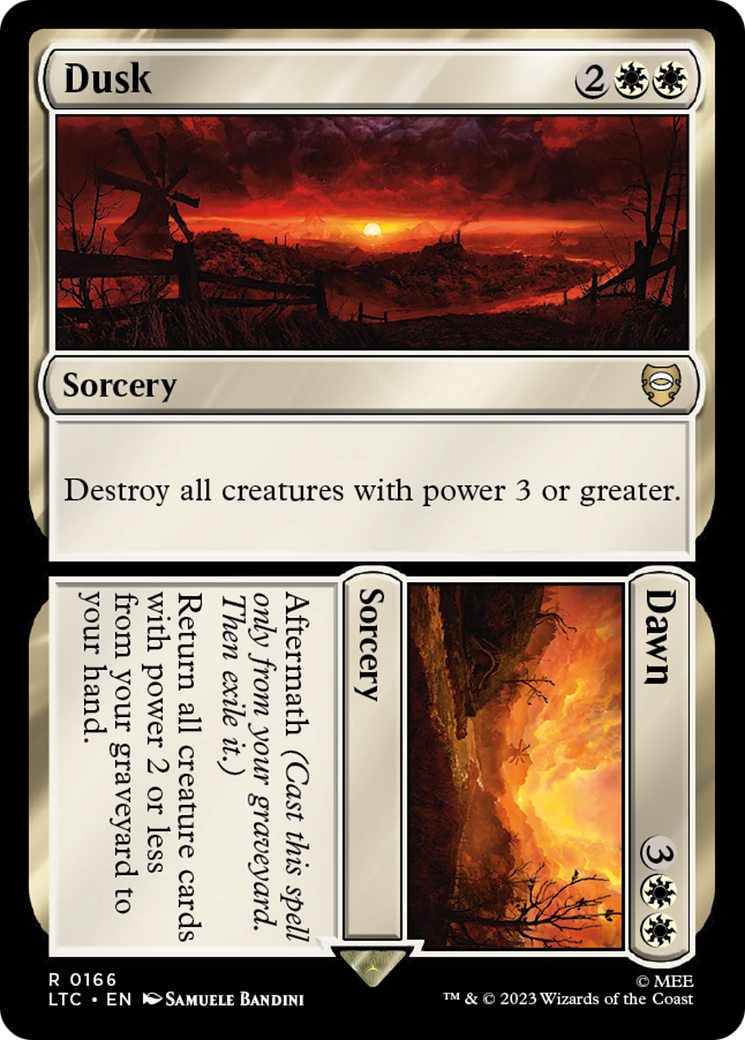 Dusk // Dawn (LTC-166) [Tales of Middle-earth Commander] MTG Single Wizards of the Coast