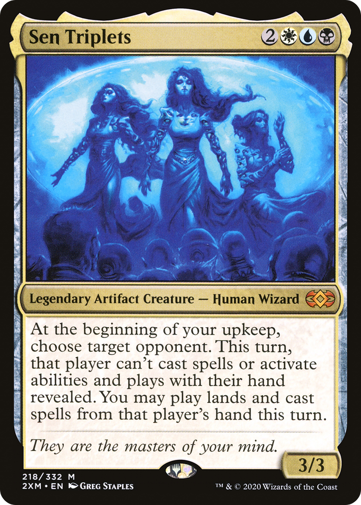 Sen Triplets (2XM-218) [Double Masters] Foil MTG Single Wizards of the Coast