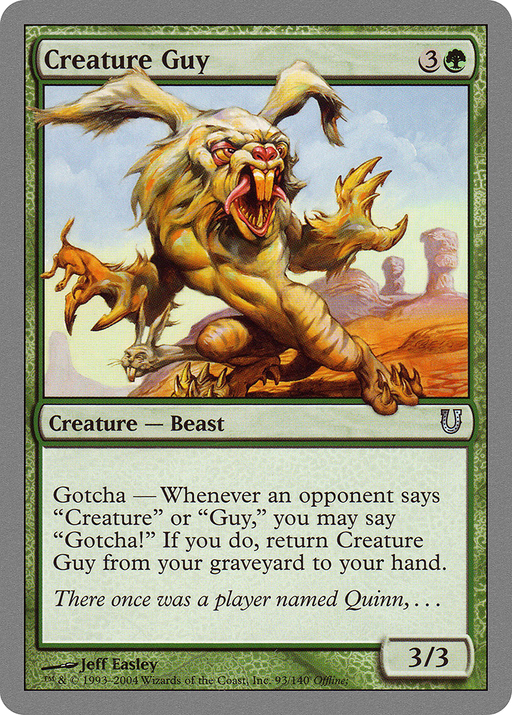 Creature Guy (UNH-093) [Unhinged] MTG Single Wizards of the Coast