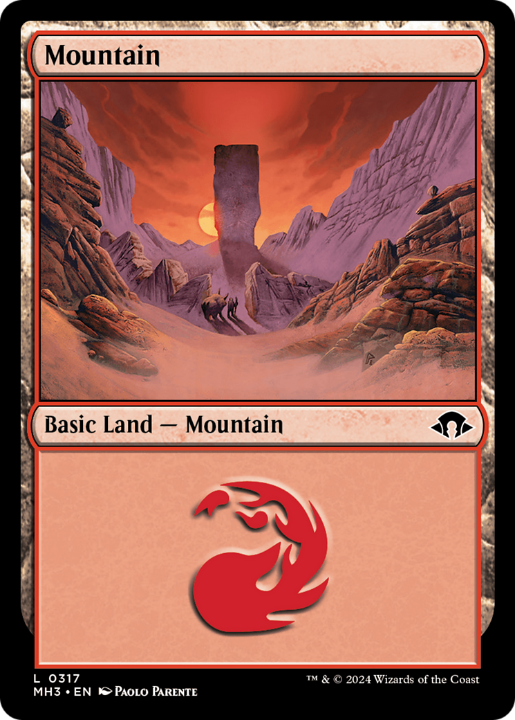 Mountain (0317) (MH3-317) [Modern Horizons 3] MTG Single Modern Horizons 3