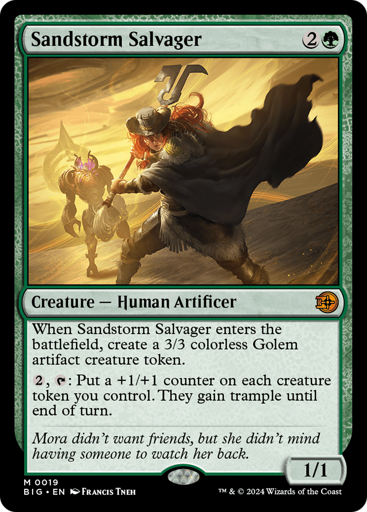 Sandstorm Salvager (BIG-019) [The Big Score] MTG Single Wizards of the Coast