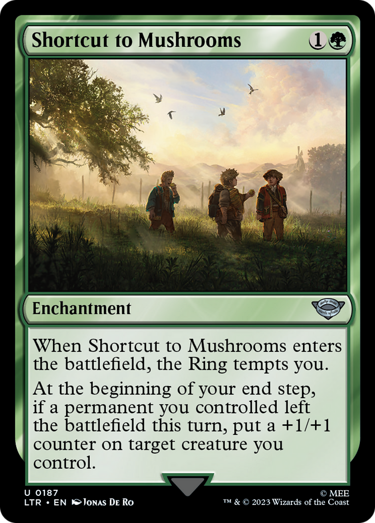 Shortcut to Mushrooms (LTR-187) [The Lord of the Rings: Tales of Middle-earth] Foil MTG Single Wizards of the Coast