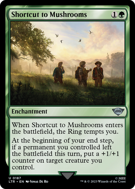 Shortcut to Mushrooms (LTR-187) [The Lord of the Rings: Tales of Middle-earth] MTG Single Wizards of the Coast