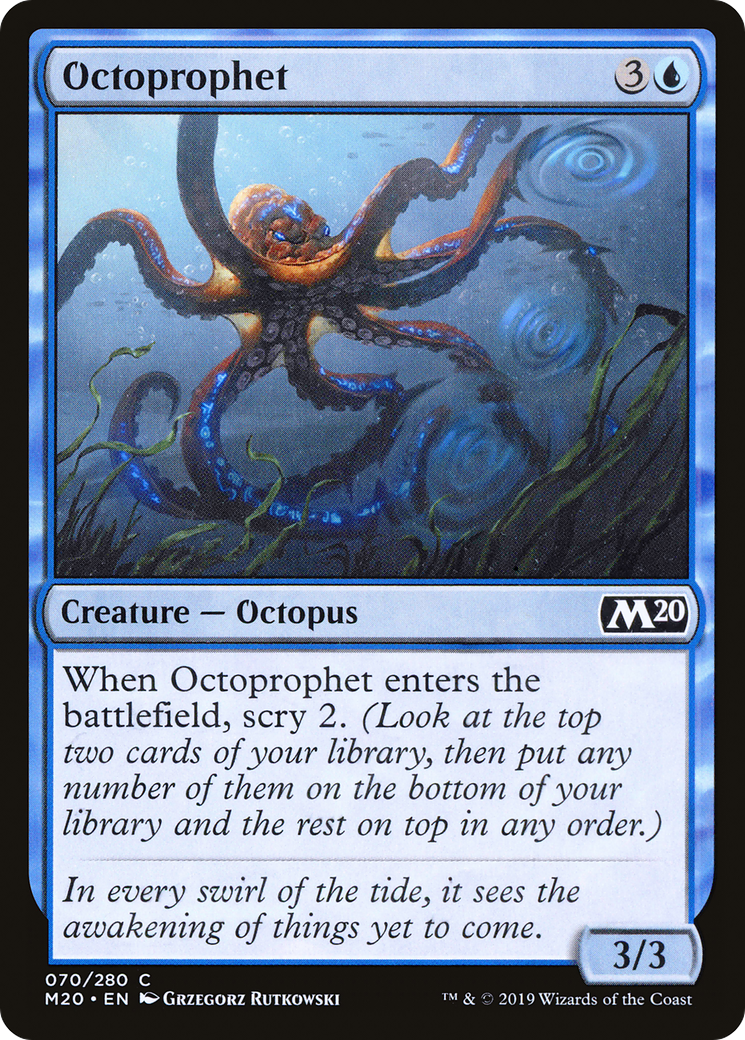 Octoprophet (M20-070) [Core Set 2020] Foil MTG Single Wizards of the Coast