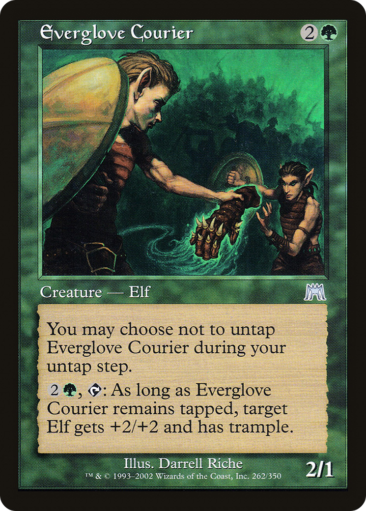 Everglove Courier [Onslaught] MTG Single Magic: The Gathering