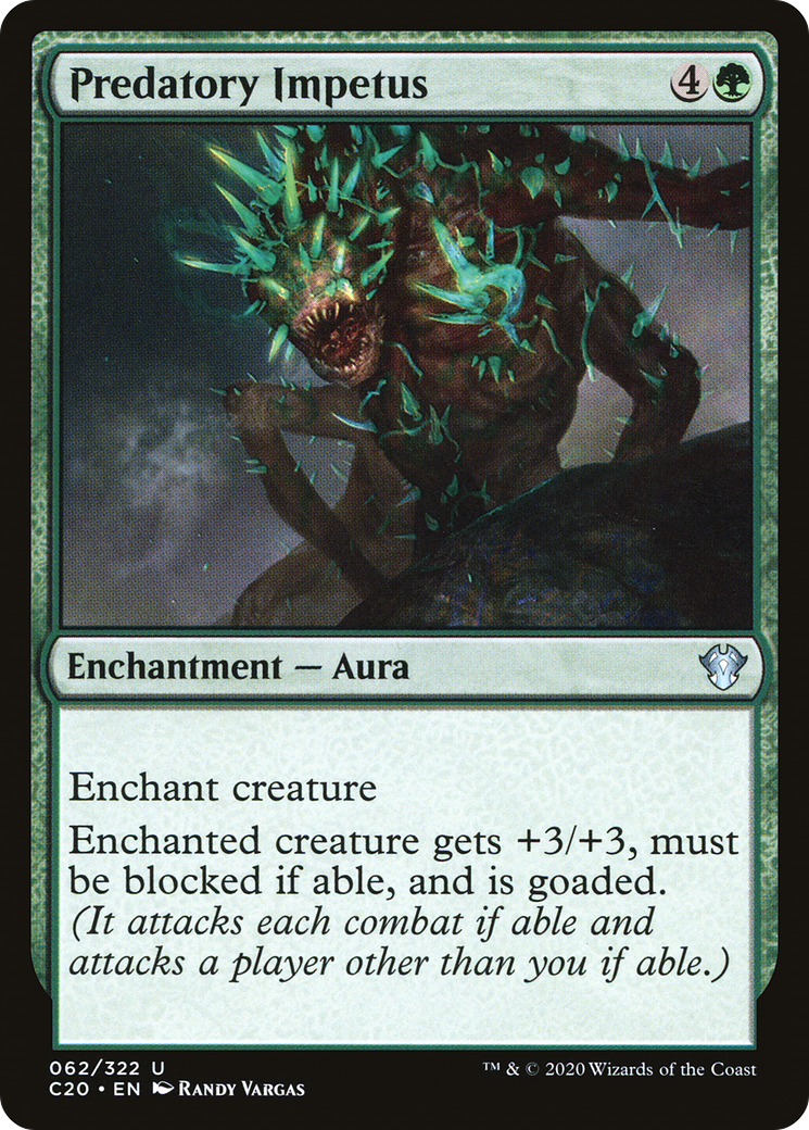 Predatory Impetus (C20-062) [Commander 2020] MTG Single Wizards of the Coast
