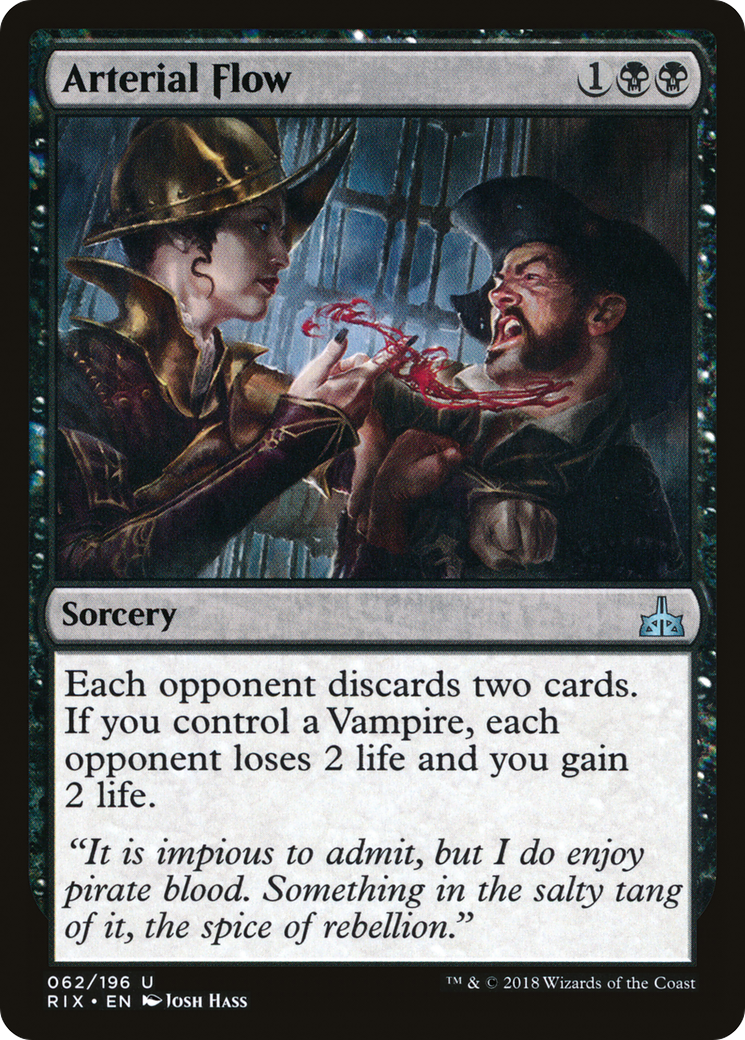 Arterial Flow (RIX-062) [Rivals of Ixalan] Foil MTG Single Wizards of the Coast