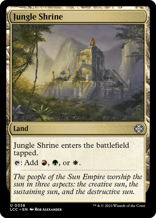 Jungle Shrine (LCC-338) [The Lost Caverns of Ixalan Commander] MTG Single Wizards of the Coast