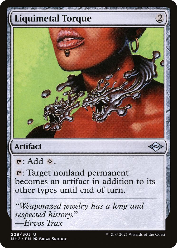 Liquimetal Torque (MH2-228) [Modern Horizons 2] Foil MTG Single Modern Horizons 2