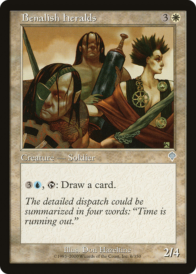 Benalish Heralds (INV-006) [Invasion] Foil MTG Single Wizards of the Coast