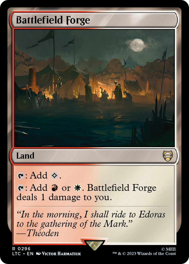 Battlefield Forge (LTC-296) [Tales of Middle-earth Commander] MTG Single Wizards of the Coast