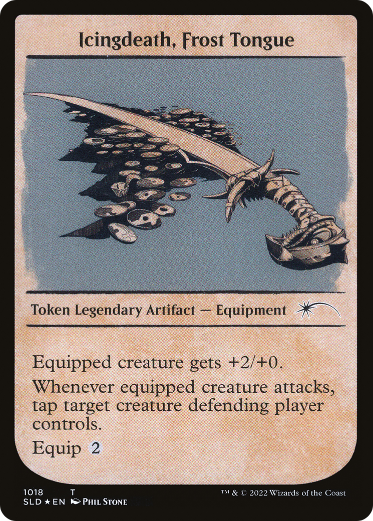 Icingdeath, Frost Tongue (SLD-1018) [Secret Lair] Drop (Showcase) Foil MTG Single Wizards of the Coast