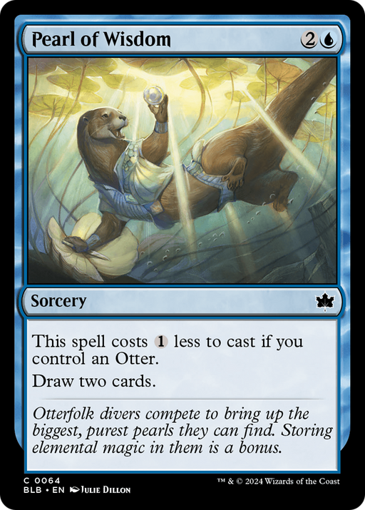 Pearl of Wisdom (BLB-064) [Bloomburrow] Foil MTG Single Wizards of the Coast