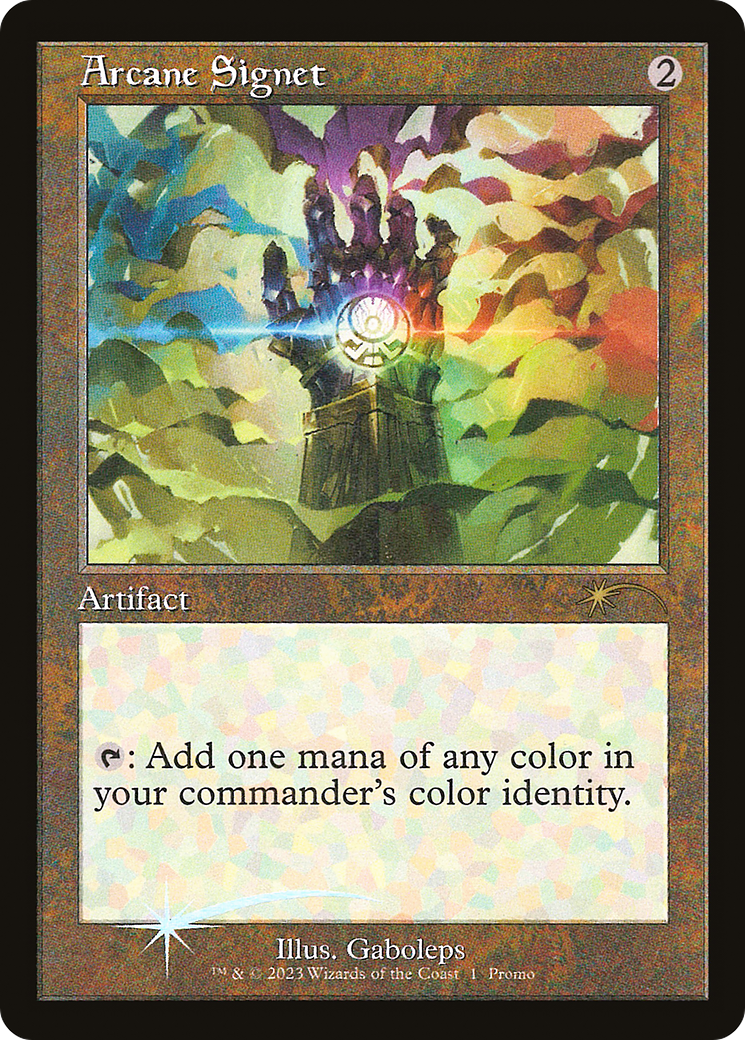 Arcane Signet (MFP-001) [Misc] 30th Anniversary Misc Promos Foil MTG Single Wizards of the Coast