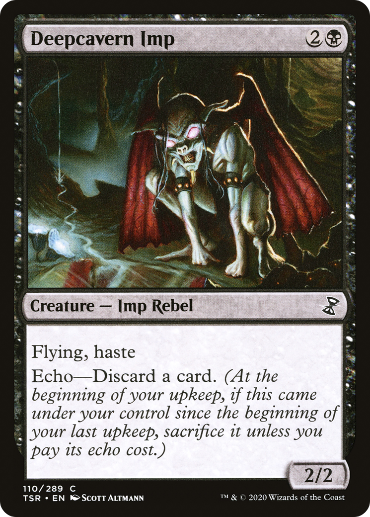 Deepcavern Imp (TSR-110) [Time Spiral Remastered] Foil MTG Single Wizards of the Coast