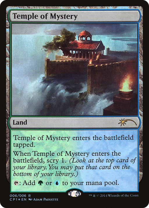 Temple of Mystery (UMP-006) [Magic 2015 Clash Pack] Foil MTG Single Wizards of the Coast