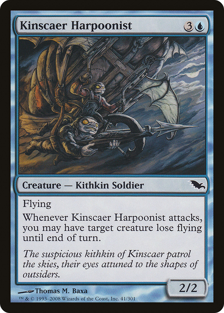 Kinscaer Harpoonist (SHM-041) [Shadowmoor] Foil MTG Single Wizards of the Coast