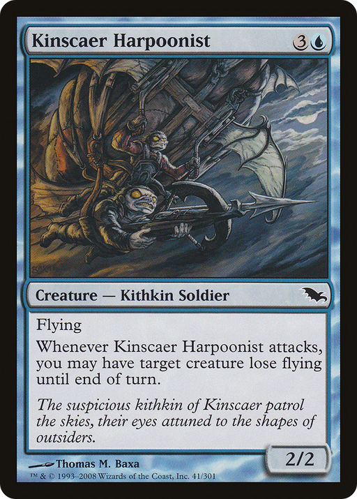 Kinscaer Harpoonist (SHM-041) [Shadowmoor] MTG Single Wizards of the Coast