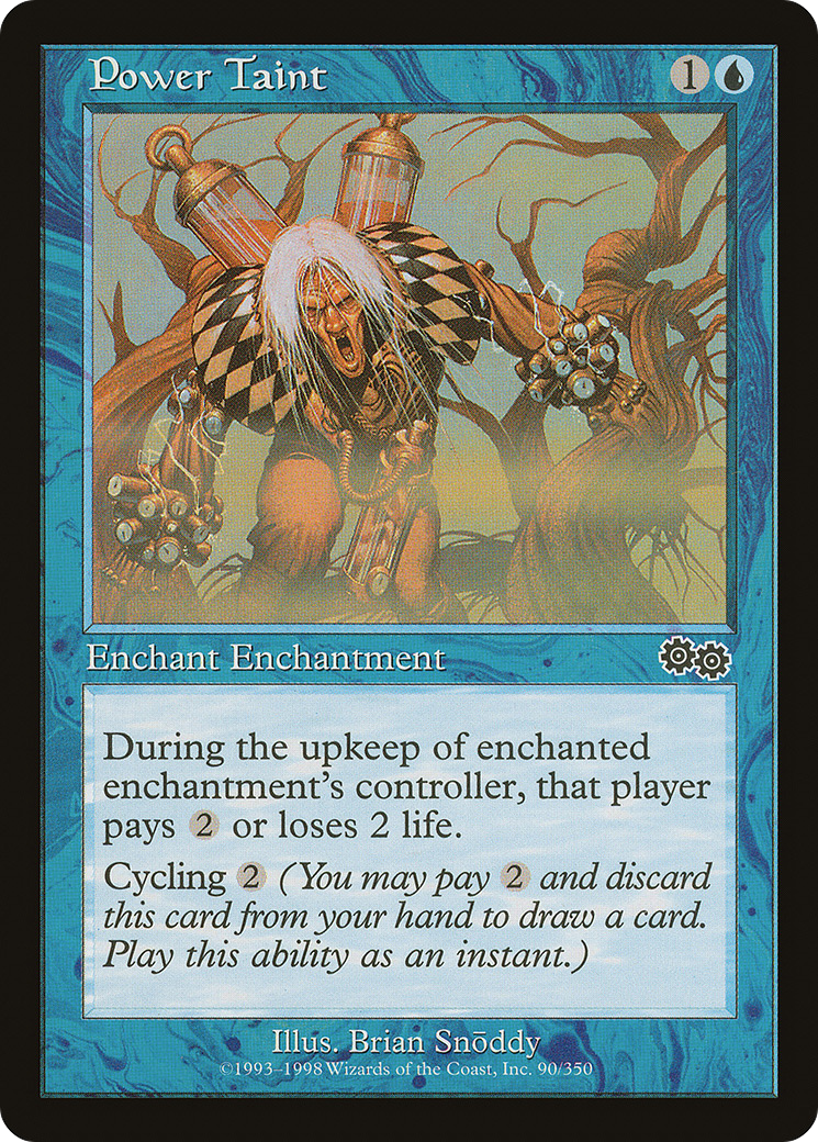 Power Taint (USG-090) [Urza's Saga] MTG Single Wizards of the Coast