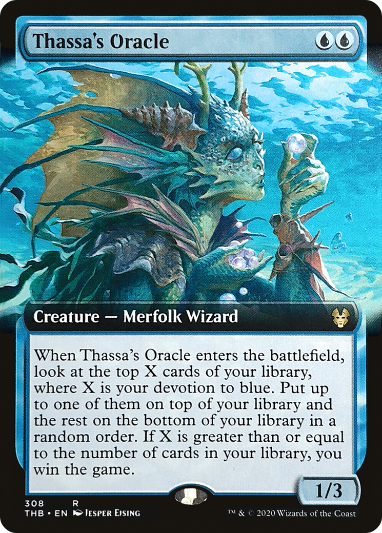 Thassa's Oracle (THB-308) [Theros Beyond Death] (Extended Art) MTG Single Wizards of the Coast