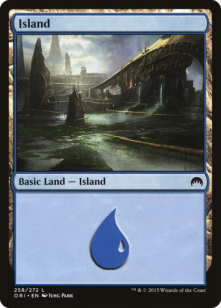 Island (ORI-258) [Magic Origins] Foil MTG Single Wizards of the Coast