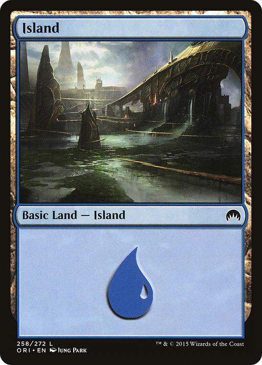 Island (ORI-258) [Magic Origins] Foil MTG Single Wizards of the Coast