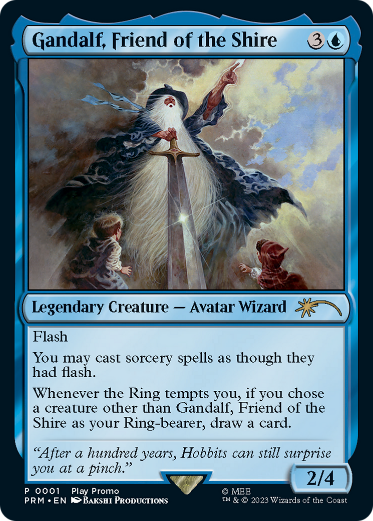 Gandalf, Friend of the Shire (PLAY-001) [Misc] MagicFest 2023 MTG Single Wizards of the Coast