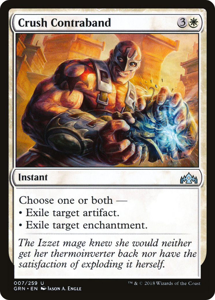 Crush Contraband (GRN-007) [Guilds of Ravnica] Foil MTG Single Wizards of the Coast