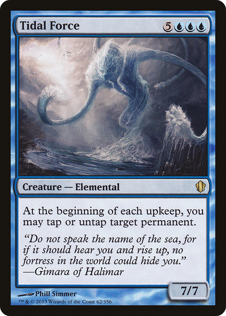 Tidal Force (C13-062) [Commander 2013] MTG Single Wizards of the Coast
