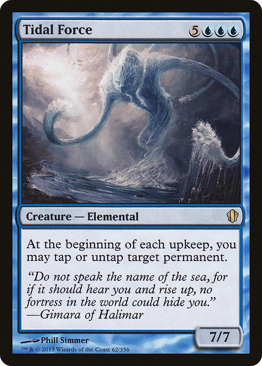 Tidal Force (C13-062) [Commander 2013] MTG Single Wizards of the Coast