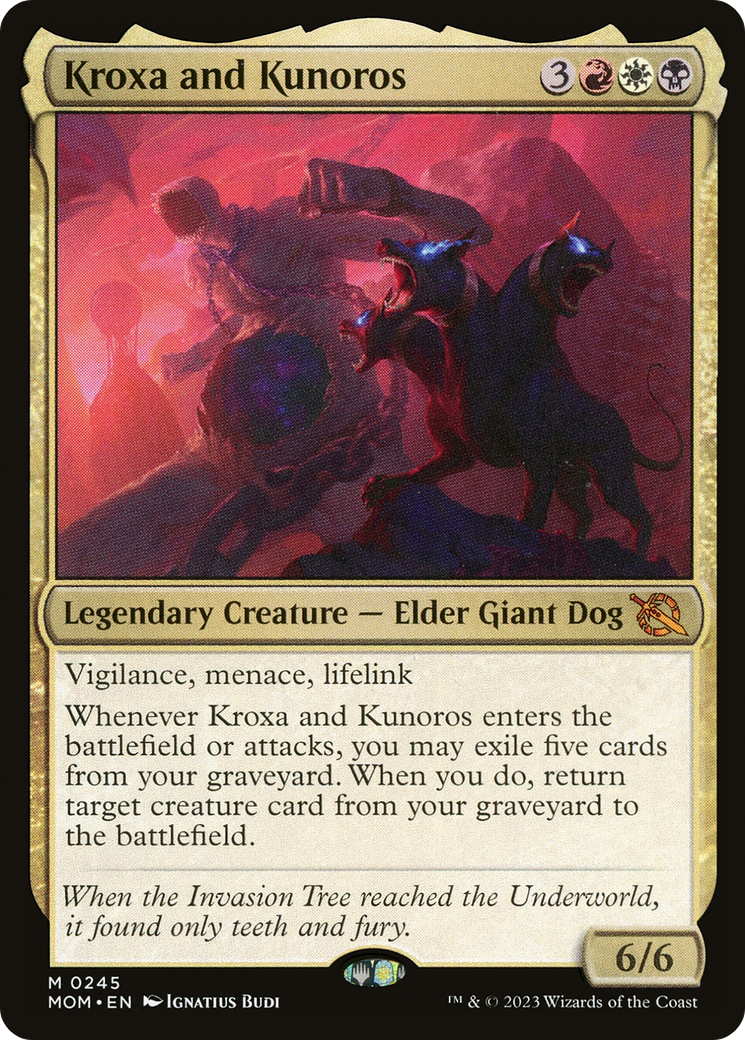 Kroxa and Kunoros (MOM-245) [March of the Machine] MTG Single Wizards of the Coast