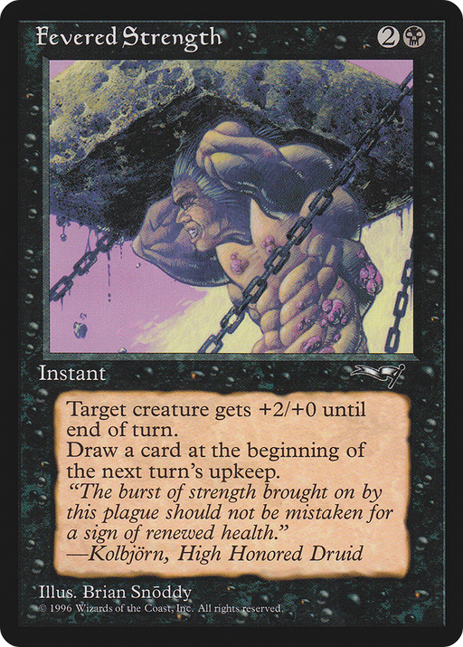 Fevered Strength (ALL-50A) [Alliances] MTG Single Wizards of the Coast