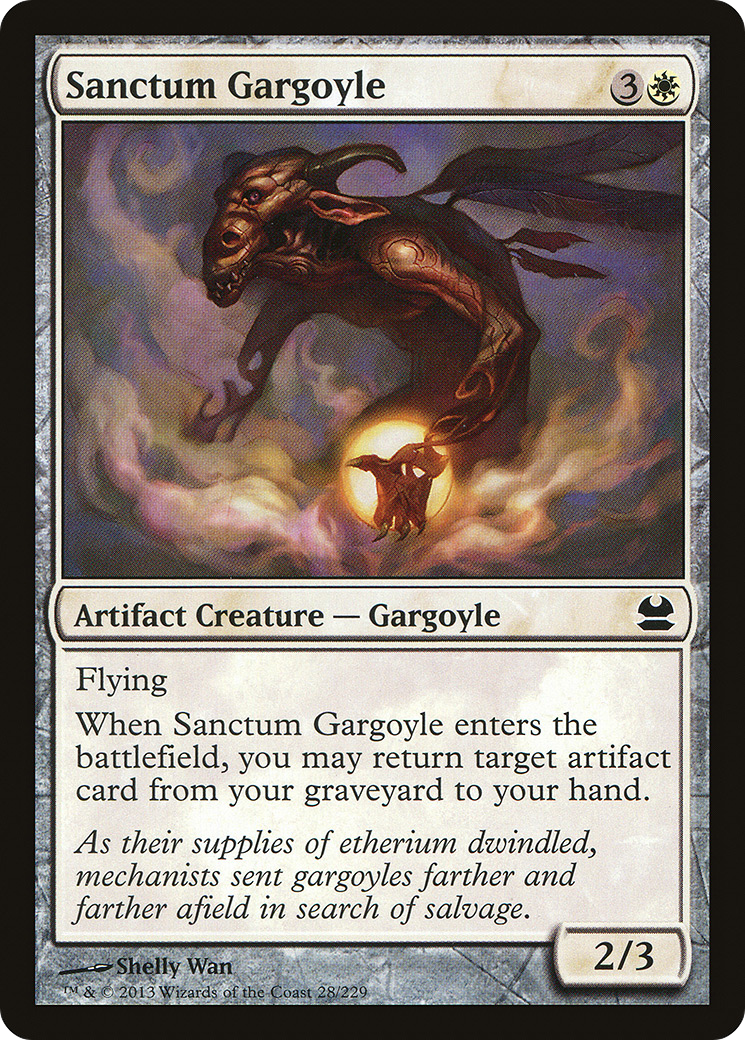 Sanctum Gargoyle (MMA-028) [Modern Masters] Foil MTG Single Modern Masters
