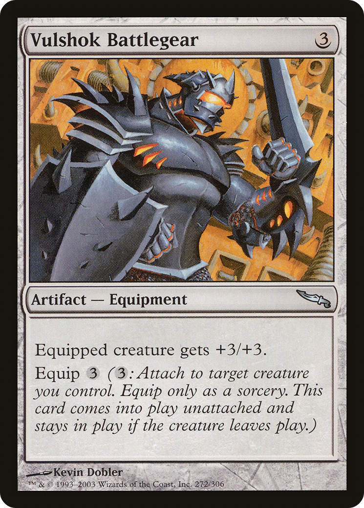 Vulshok Battlegear (MRD-272) [Mirrodin] MTG Single Wizards of the Coast