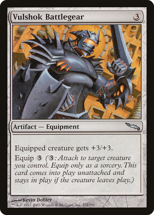 Vulshok Battlegear (MRD-272) [Mirrodin] MTG Single Wizards of the Coast