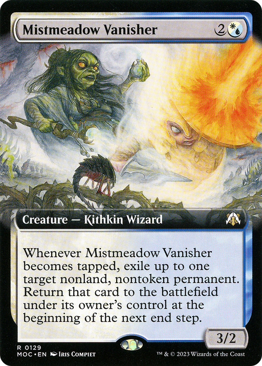 Mistmeadow Vanisher (MOC-129) [March of the Machine Commander] (Extended Art) MTG Single Wizards of the Coast