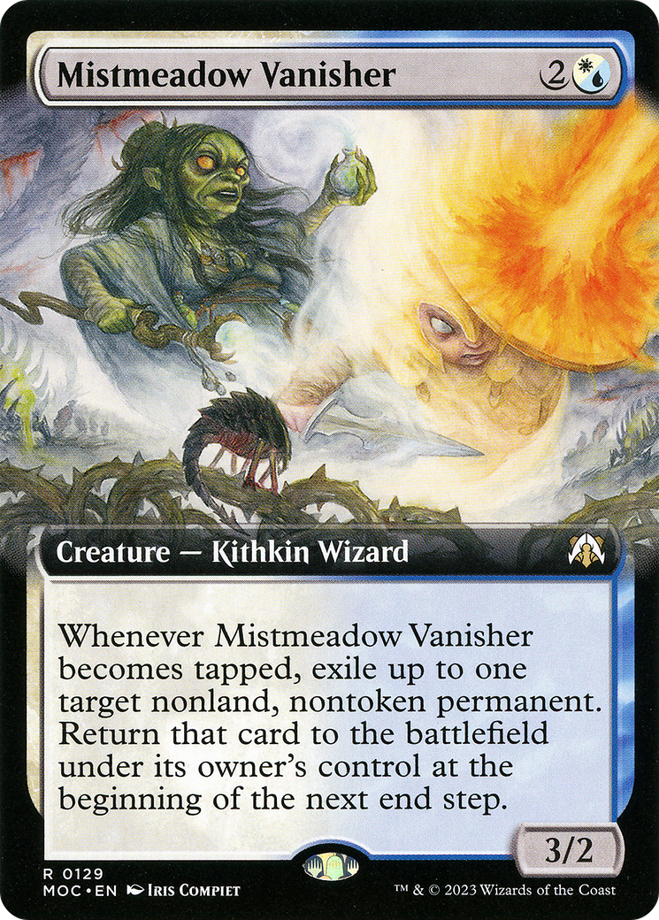 Mistmeadow Vanisher (MOC-129) [March of the Machine Commander] (Extended Art) Foil MTG Single Wizards of the Coast