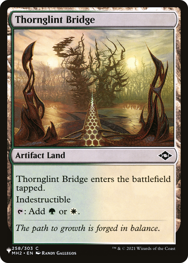 Thornglint Bridge (LIST-MH2-258) [Mystery Booster] The List Reprints MTG Single Wizards of the Coast