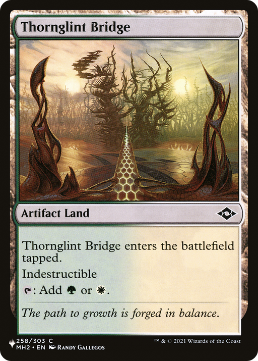 Thornglint Bridge (LIST-MH2-258) [Mystery Booster] The List Reprints MTG Single Wizards of the Coast