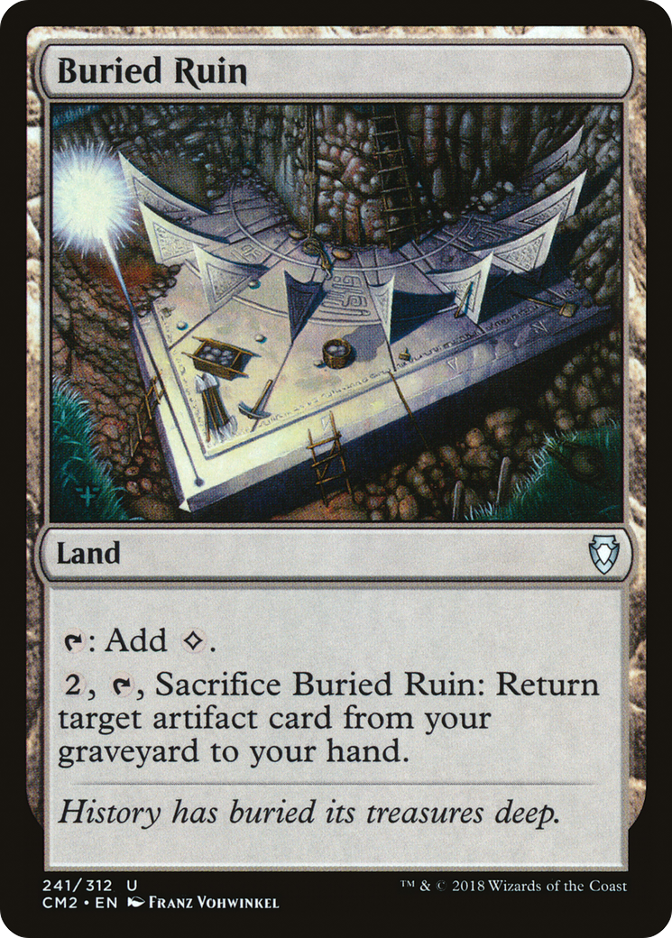 Buried Ruin (CM2-241) [Commander Anthology Volume II] MTG Single Wizards of the Coast