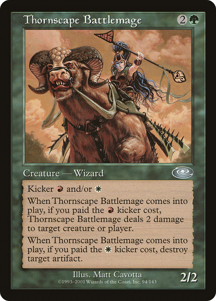 Thornscape Battlemage (PLS-094) [Planeshift] MTG Single Wizards of the Coast