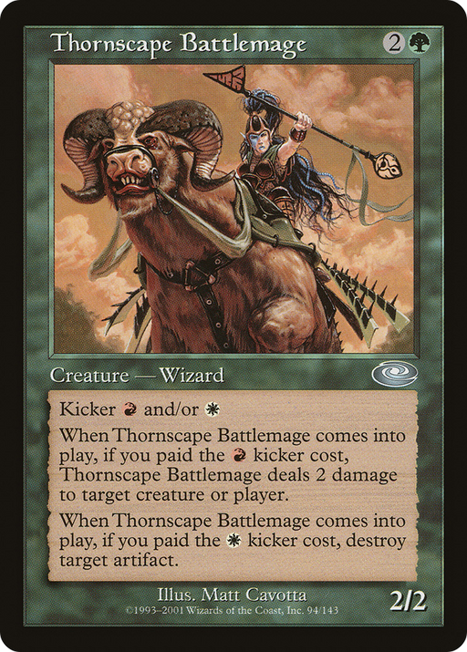 Thornscape Battlemage (PLS-094) [Planeshift] MTG Single Wizards of the Coast