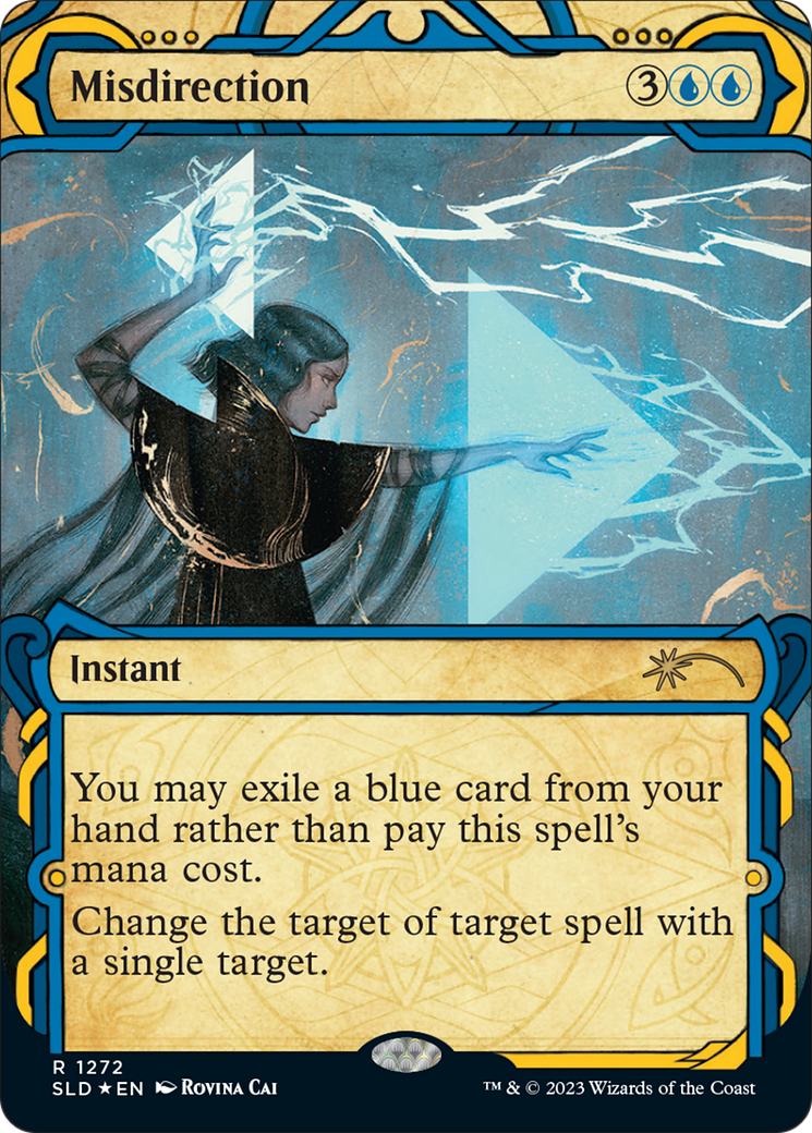 Misdirection (SLD-1272) [Secret Lair] Drop (Showcase) Foil MTG Single Wizards of the Coast
