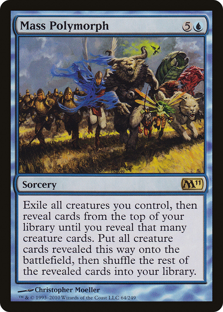 Mass Polymorph (M11-064) [Magic 2011] MTG Single Wizards of the Coast